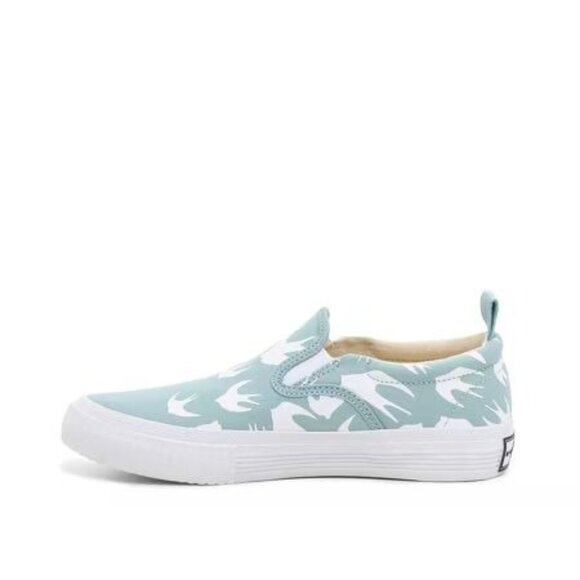 MCQ Alexander MCQueen Women's Swallow Light Blue Slip On Sneaker Size 41 /. US 1 - Picture 3 of 4